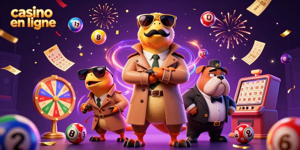 Profitez de jeux captivants au casino en ligne avec des raptors déguisés en VIP, fusionnant amusement et mystère.