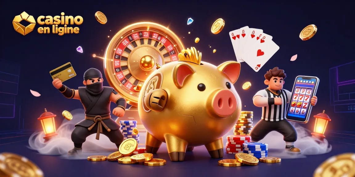 Jouez à des jeux passionnants sur un casino en ligne avec un combat fantastique entre un sumo et un ninja.