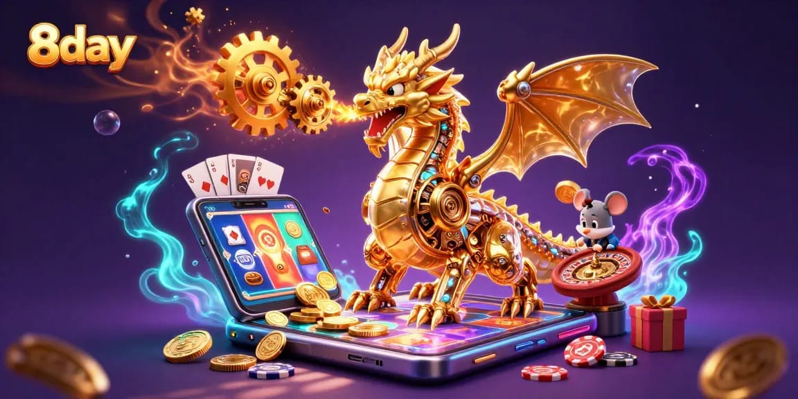 Experience exhilarating gameplay at 8day with vibrant games, golden rewards, and a dynamic gaming atmosphere.