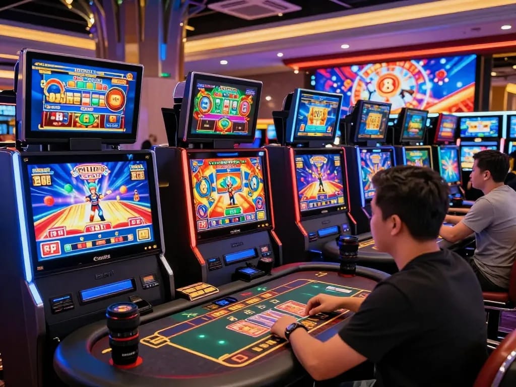 Exciting online gaming experience at rr88.com with players engaged at virtual casino tables.