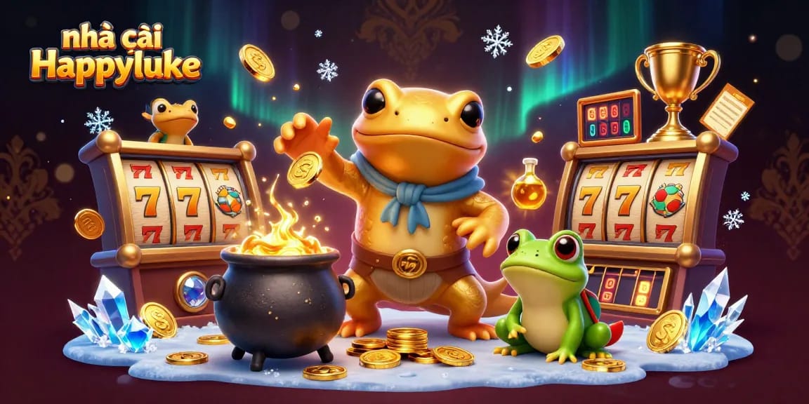 Experience the thrill at nhà cái Happyluke with vibrant casino treasures and golden excitement.