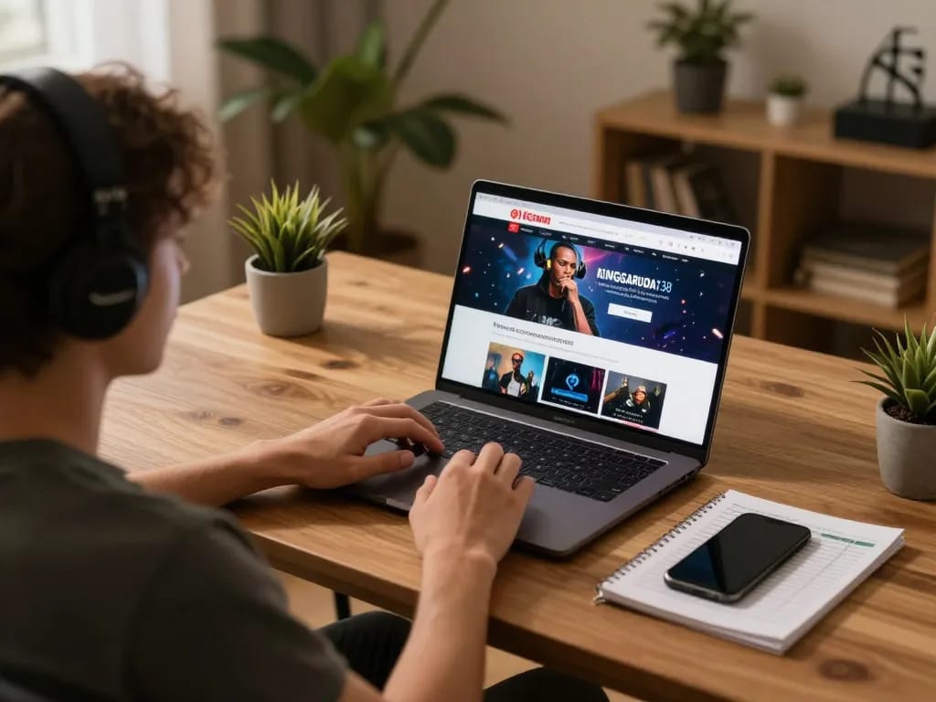 Engage with KINGGARUDA138 gaming while managing bankroll at a cozy home setup