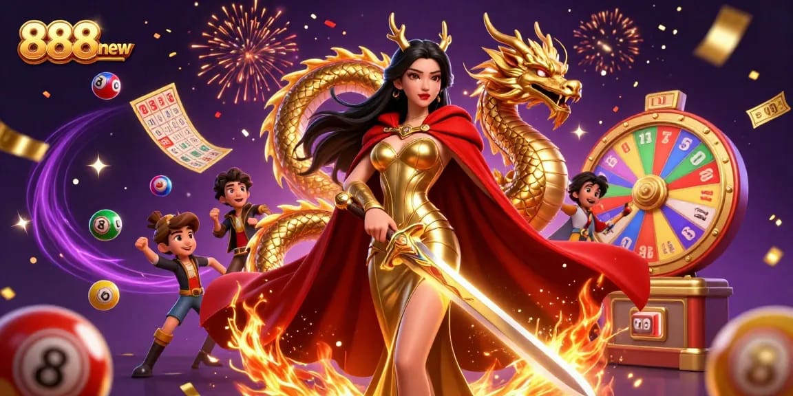 Engage with thrilling games at 888new featuring vibrant casino elements and energetic visuals.