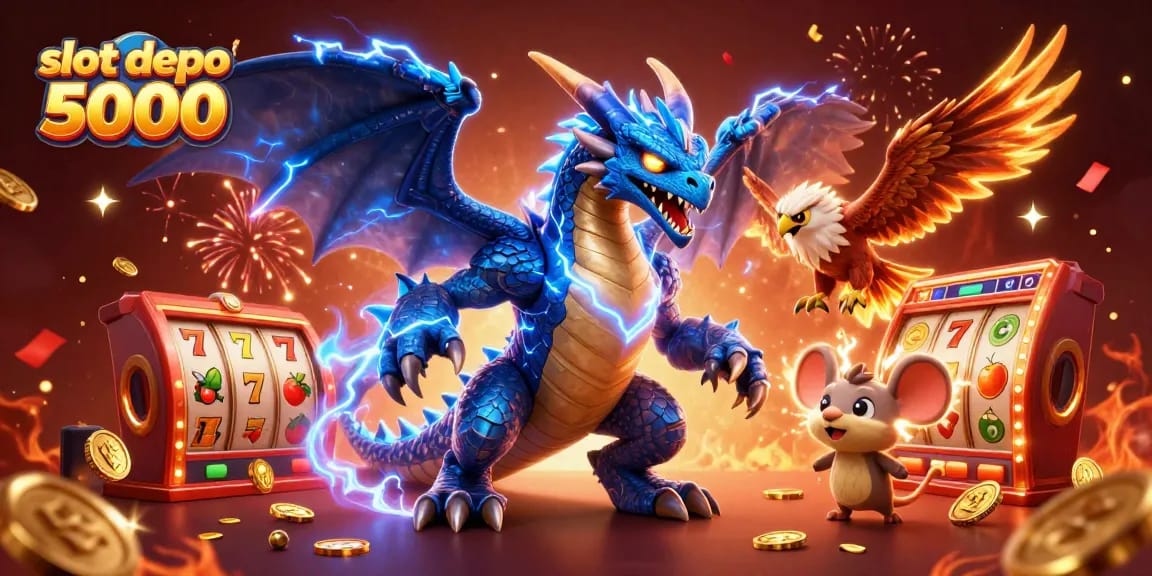 Experience thrilling wins with slot depo 5000 featuring dynamic characters and vibrant game elements.