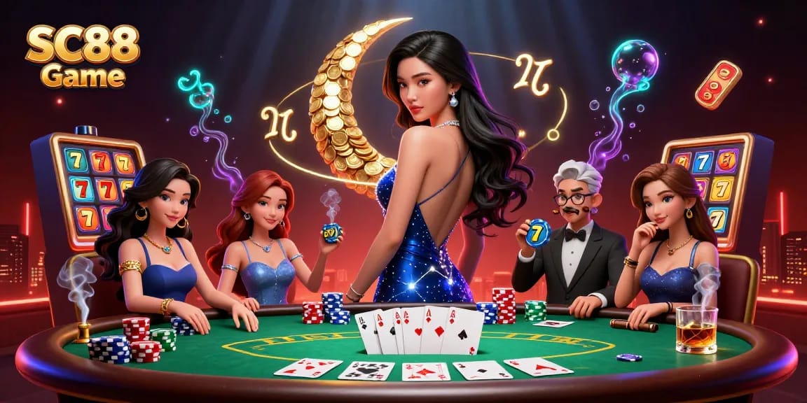Experience thrilling action in SC88 Game with vibrant casino elements and immersive characters.
