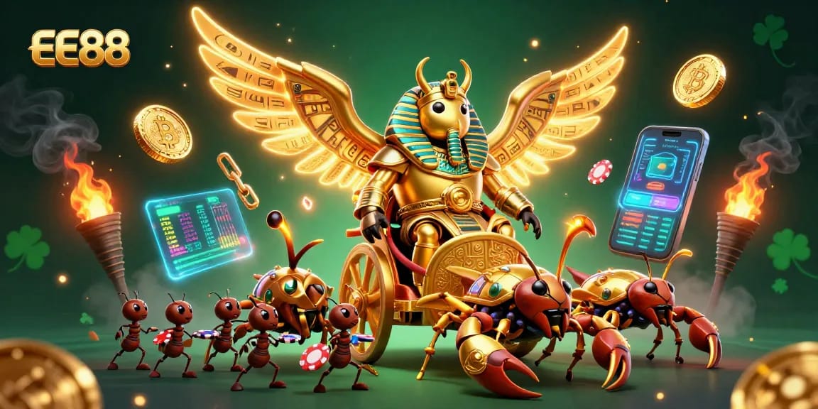 Engage with EE88's thrilling casino adventures featuring dynamic characters and vibrant gambling elements.