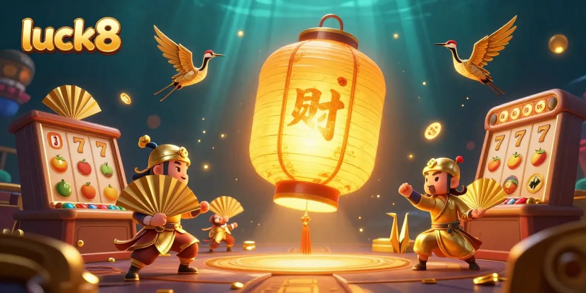 Engage with luck8’s thrilling slot game experience, featuring dynamic winning symbols and vibrant characters.