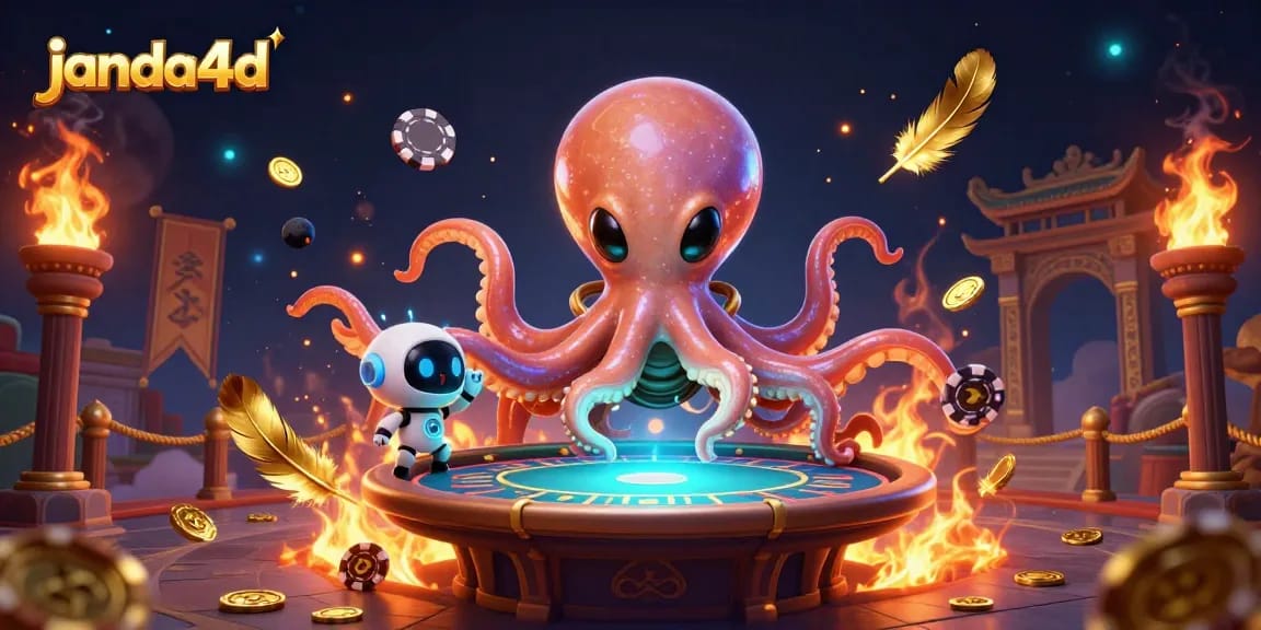 Janda4d menawarkan pengalaman bertaruh yang menarik di poker dengan karakter yang unik dan elemen kasino menyala.