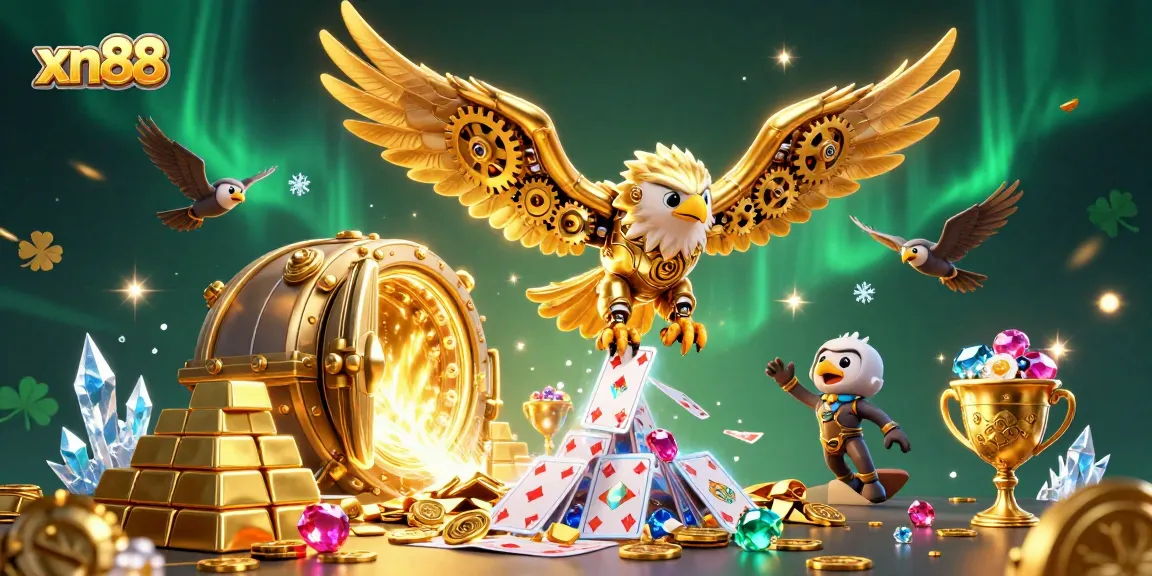 Experience xn88's immersive gaming world featuring dynamic casino elements and vibrant treasures.