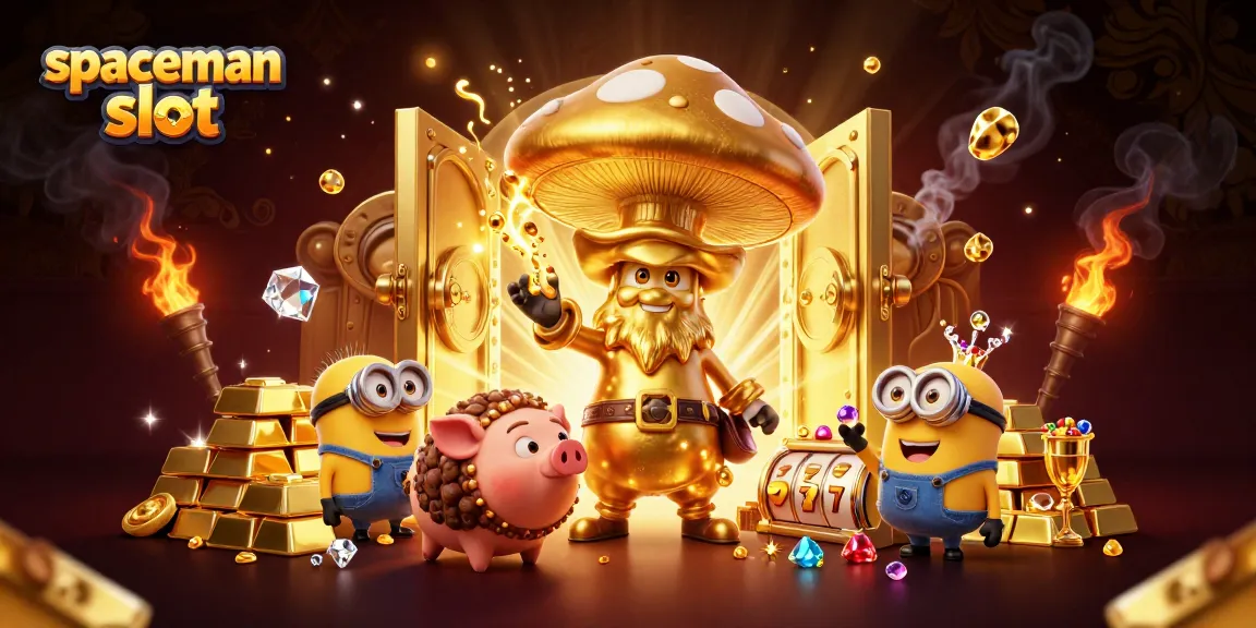 Experience winning with the Spaceman slot featuring treasure-filled characters and slot elements.