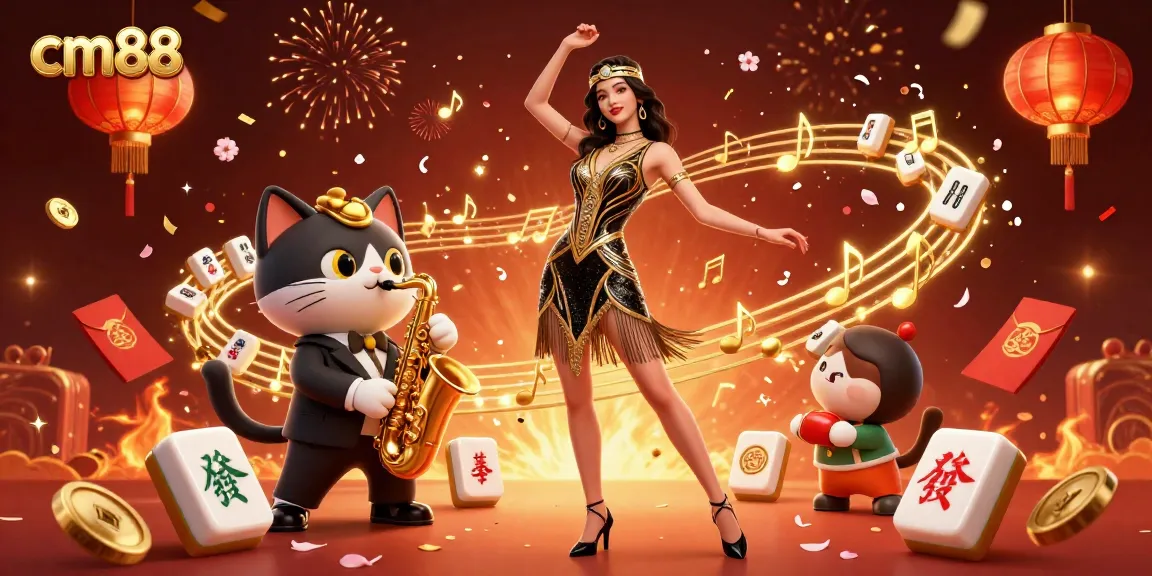 Experience the excitement of cm88 with vibrant casino celebration evoking joy and opportunity.