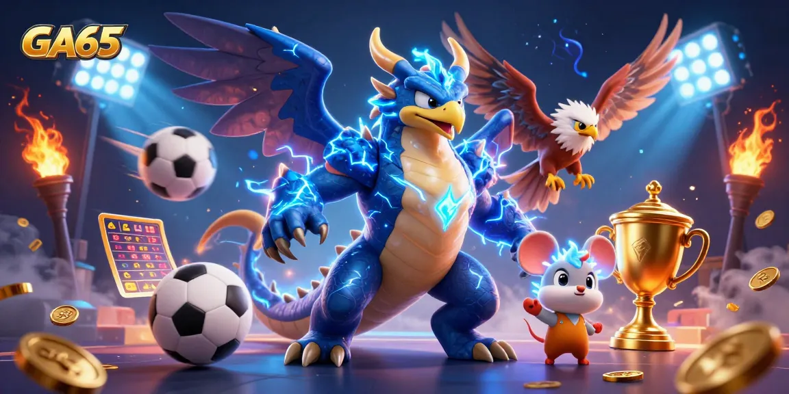 Experience thrilling betting with GA65, featuring dynamic gambling elements and stunning 3D illustrations.