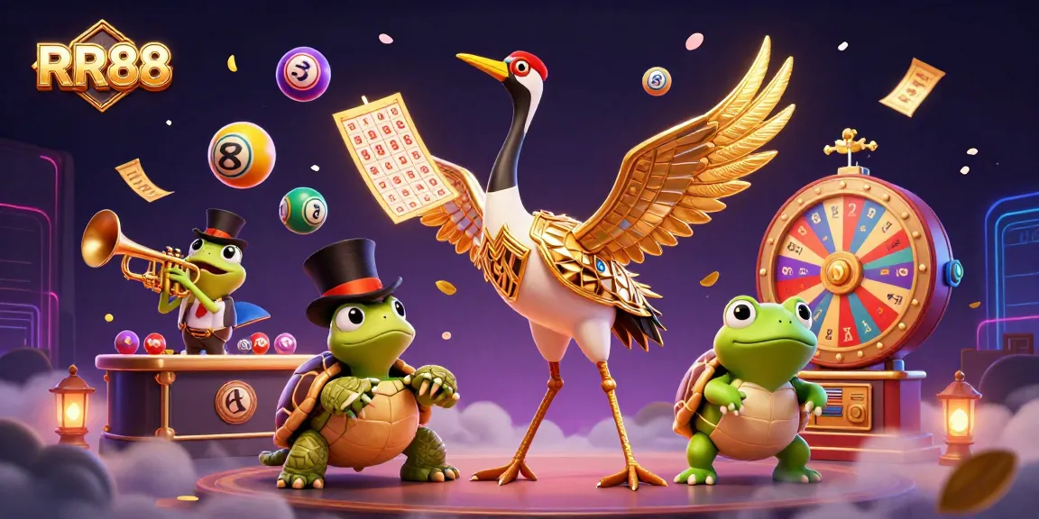 Experience the thrill of RR88 with an engaging 3D casino scene featuring lively characters and vibrant game elements.