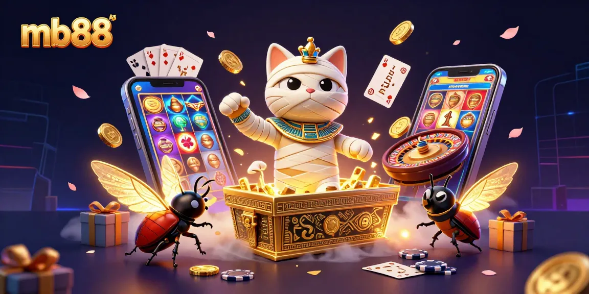 Experience premium gaming at mb88 with a lively online casino scene featuring enchanting characters.
