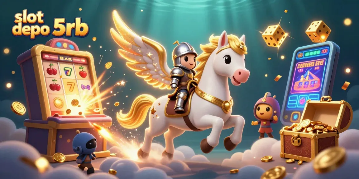 Experience thrilling wins with slot depo 5rb in an exciting casino environment filled with vibrant game elements.