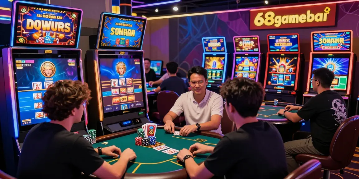 Exciting online gaming experience at 68gamebai with players enjoying poker, slots, and more.
