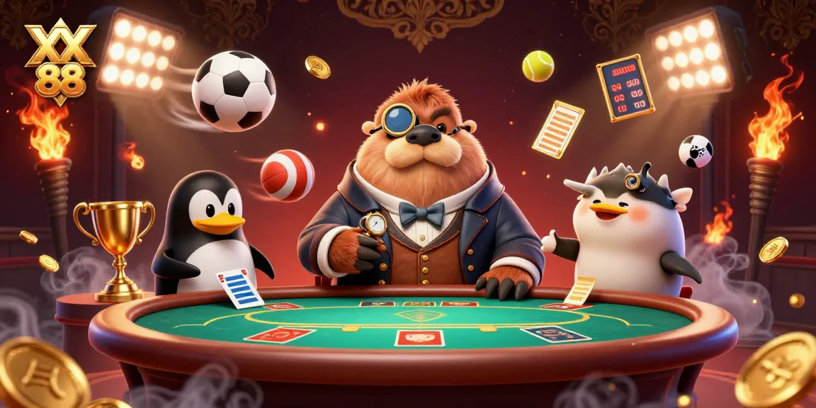 Experience the thrill of XX 88 at an underwater poker game, blending fun and strategy.