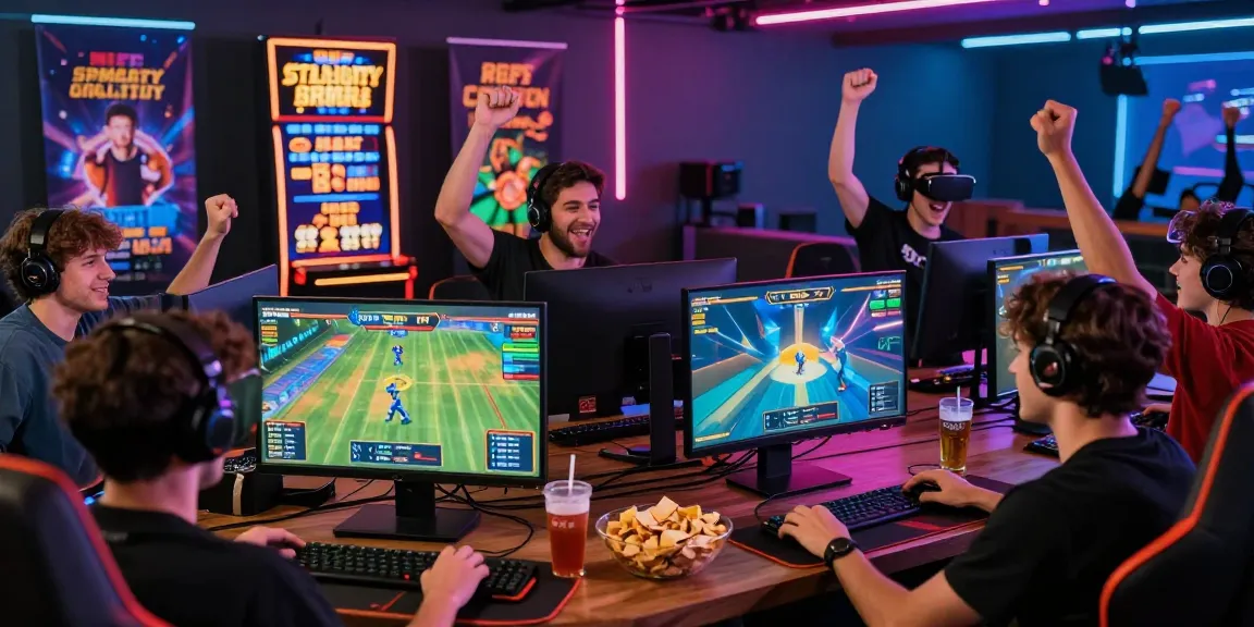 Engaged gamers exploring online casino and sports betting at https://xx88.se.net/ in an energetic and vibrant environment.