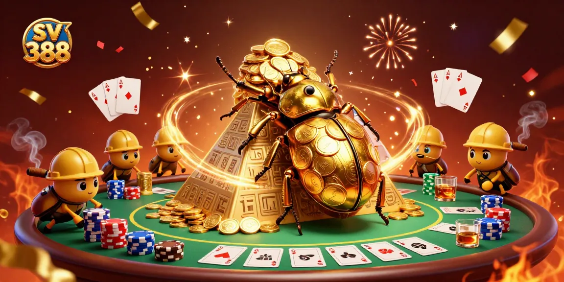 Experience thrilling gameplay at sv 388 with dynamic golden scenes depicting online betting excitement.