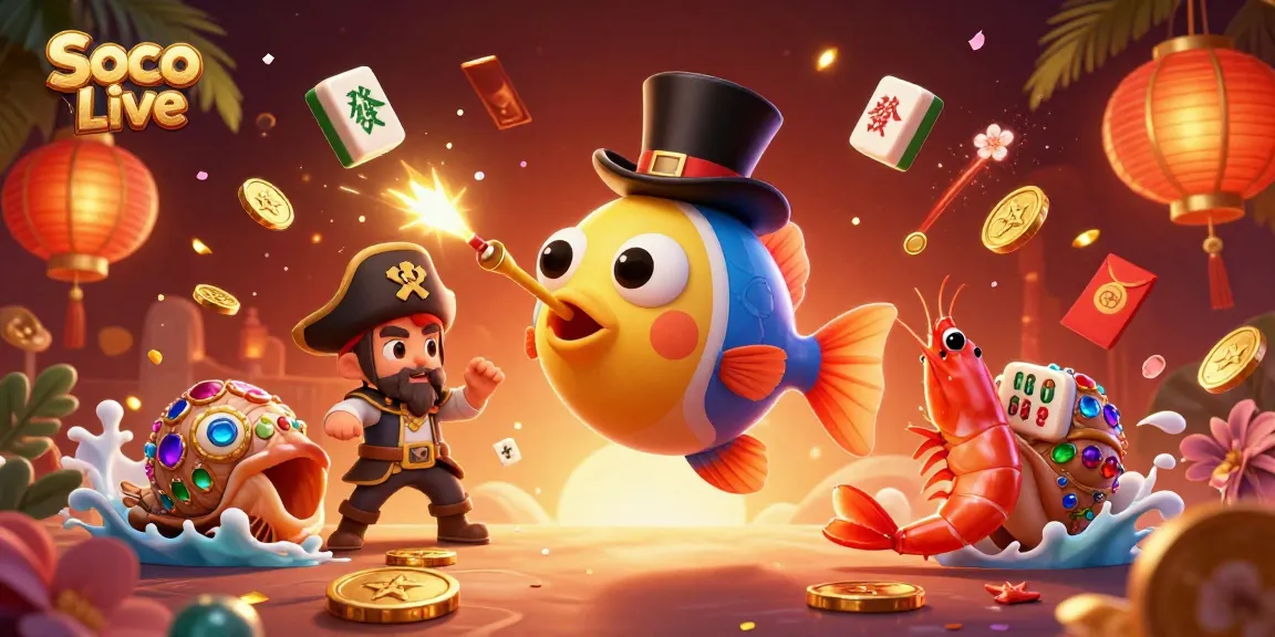 Experience thrilling gameplay with Soco Live in an engaging 3D underwater casino scene.