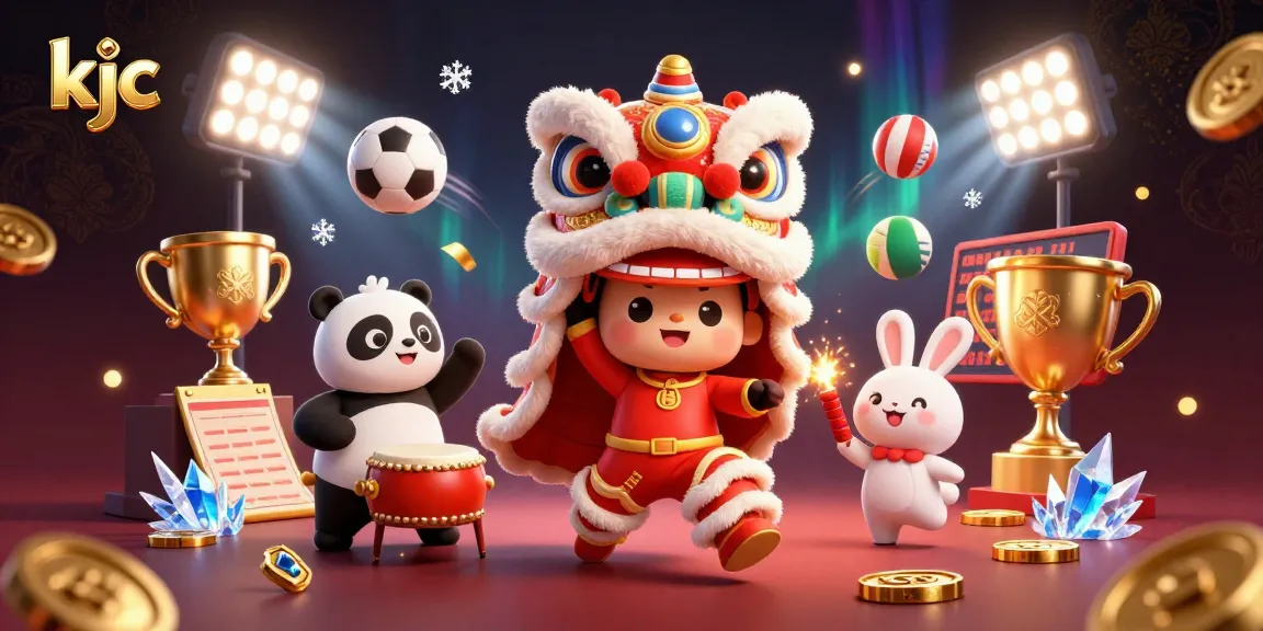 KJC players engage with vibrant online games, showcasing dynamic sports elements and festive celebrations.