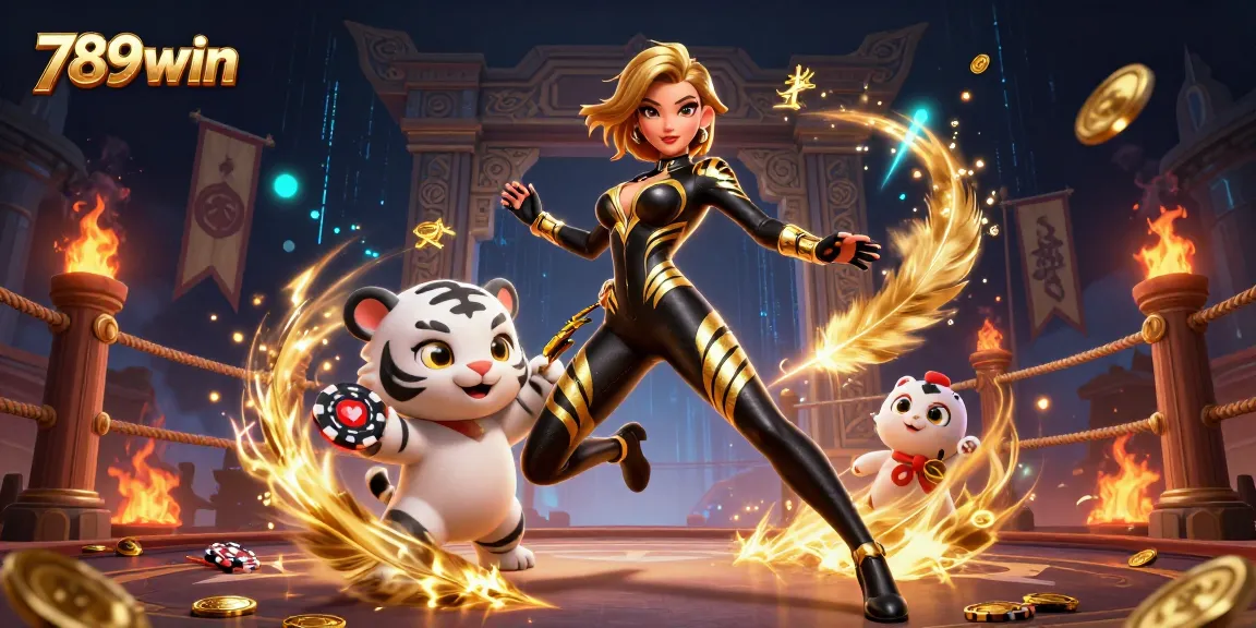 Experience the thrill of 789win with a vibrant 3D casino scene highlighting excitement and fun.