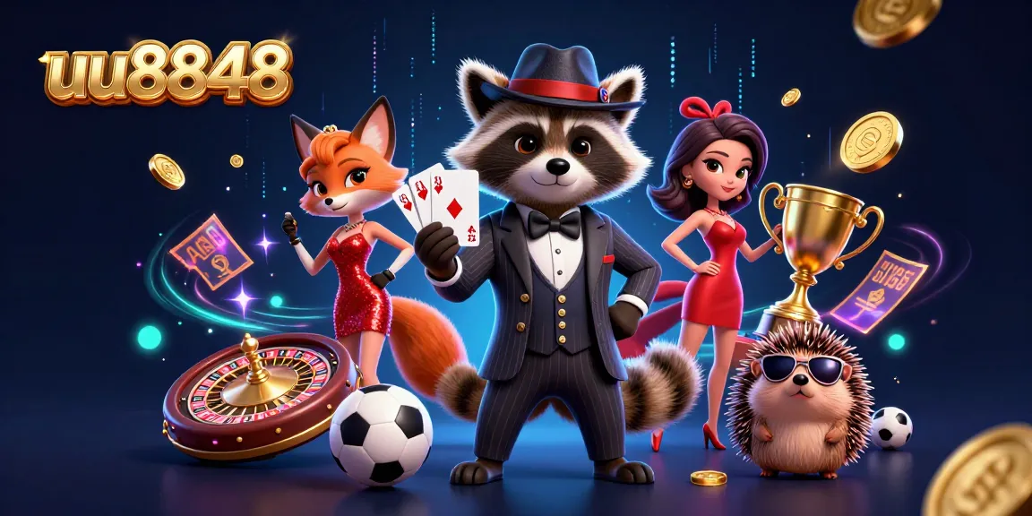 Experience thrilling gaming with uu8848 as charming characters embrace the excitement of online gambling.