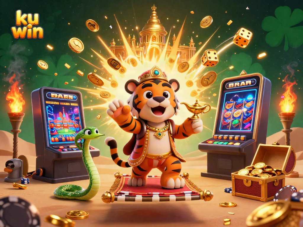 Kuwin offers exciting gaming experiences with a jackpot explosion, vibrant characters, and thrilling casino elements.
