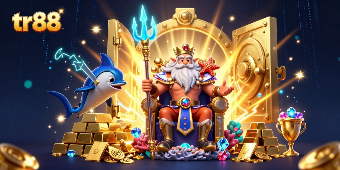 Experience thrilling gaming excitement at tr88 with dazzling treasures and an enchanting ocean theme.