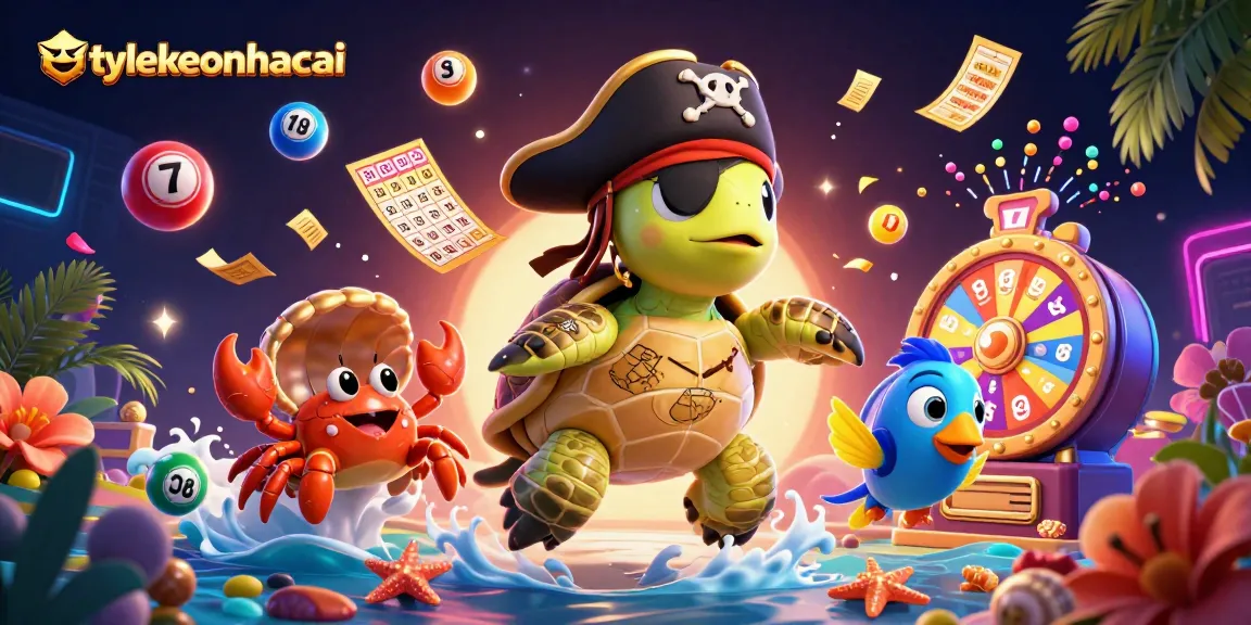 Experience the thrill of tylekeonhacai with colorful lottery elements and dynamic casino imagery.