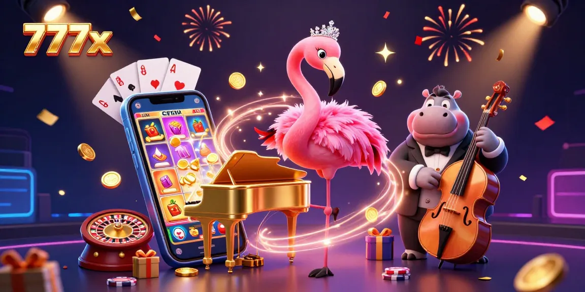 Catch the excitement at 777x with colorful slot games, sparkling elements, and dynamic characters!