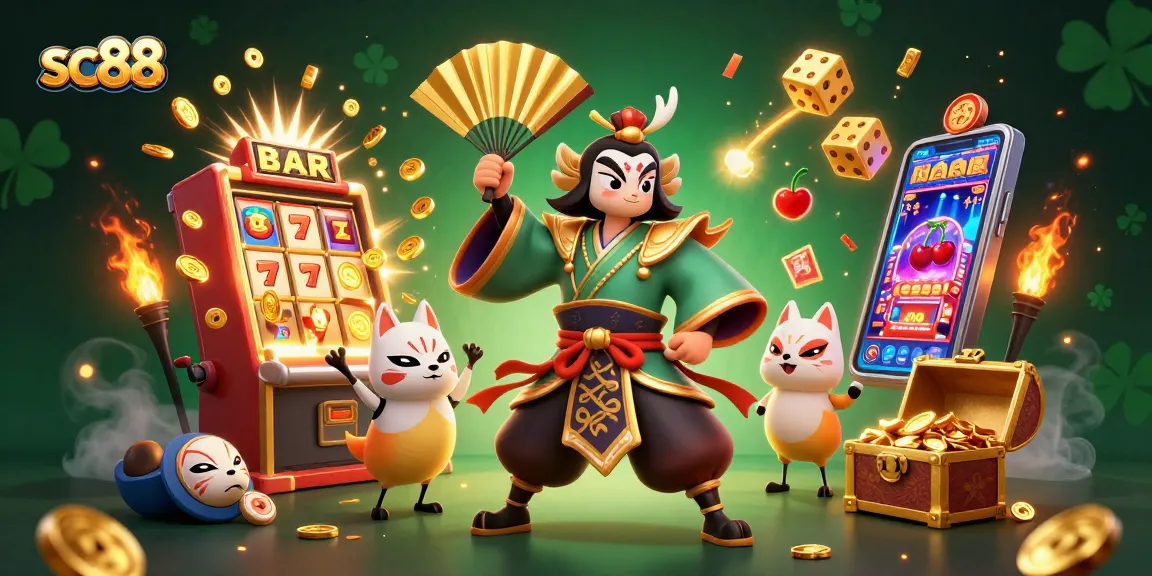 Experience thrilling jackpots at sc88 with dynamic slot machine action and vibrant casino elements.