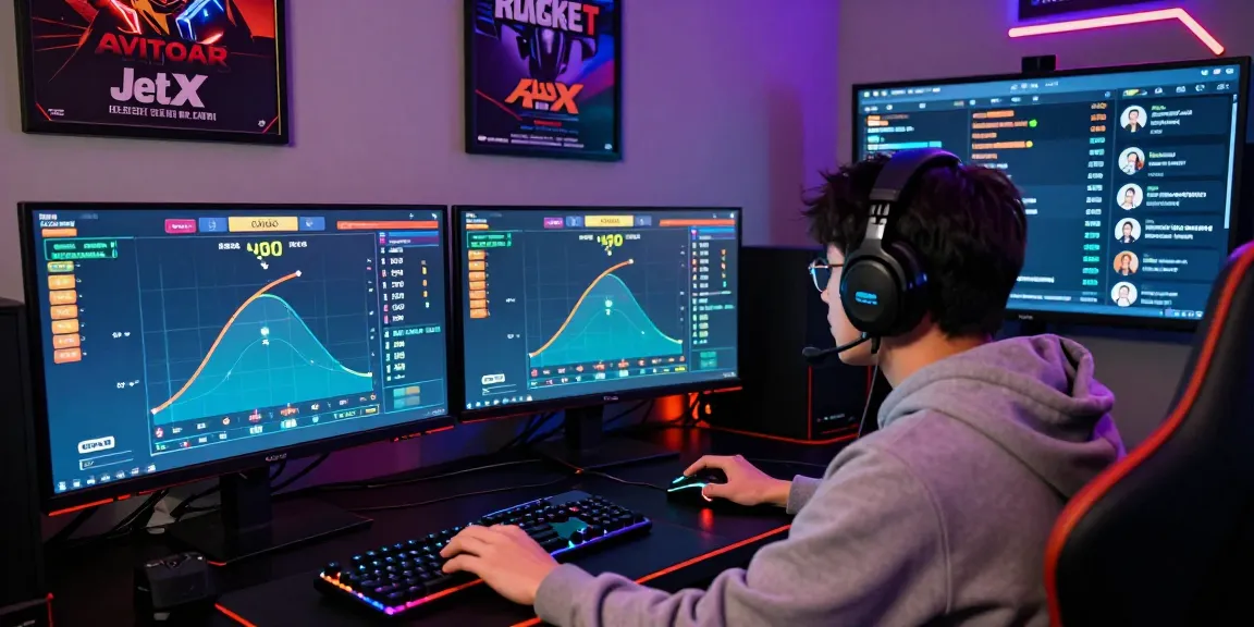 Aviator crash game player focused on live betting interface in an engaging gaming environment.