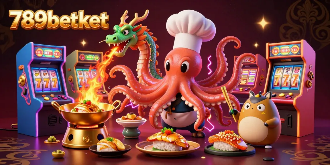 Engage with thrilling casino action at 789betket, featuring lively characters and vibrant gaming elements.