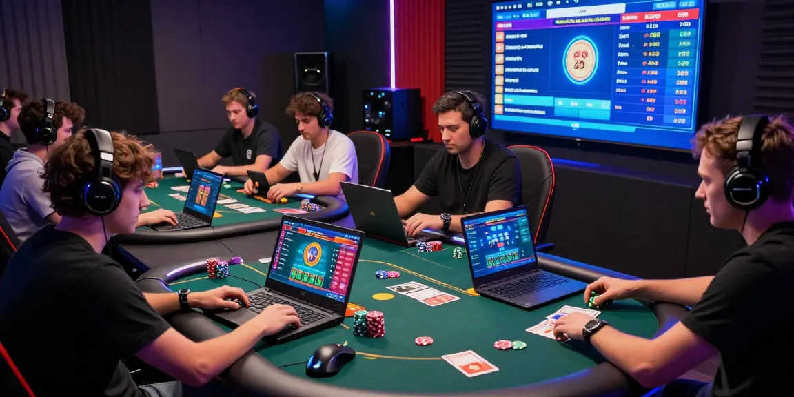 Agen Poker Online players engaging in exciting tournament action on digital devices.