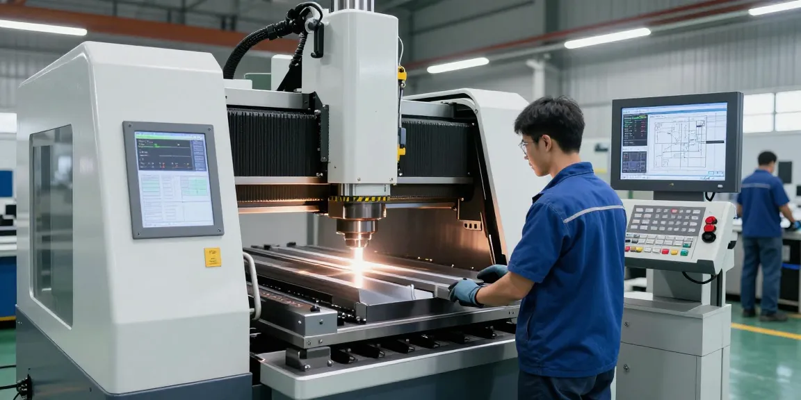cnc press brake technology in a modern manufacturing facility, showcasing advanced machinery and digital controls