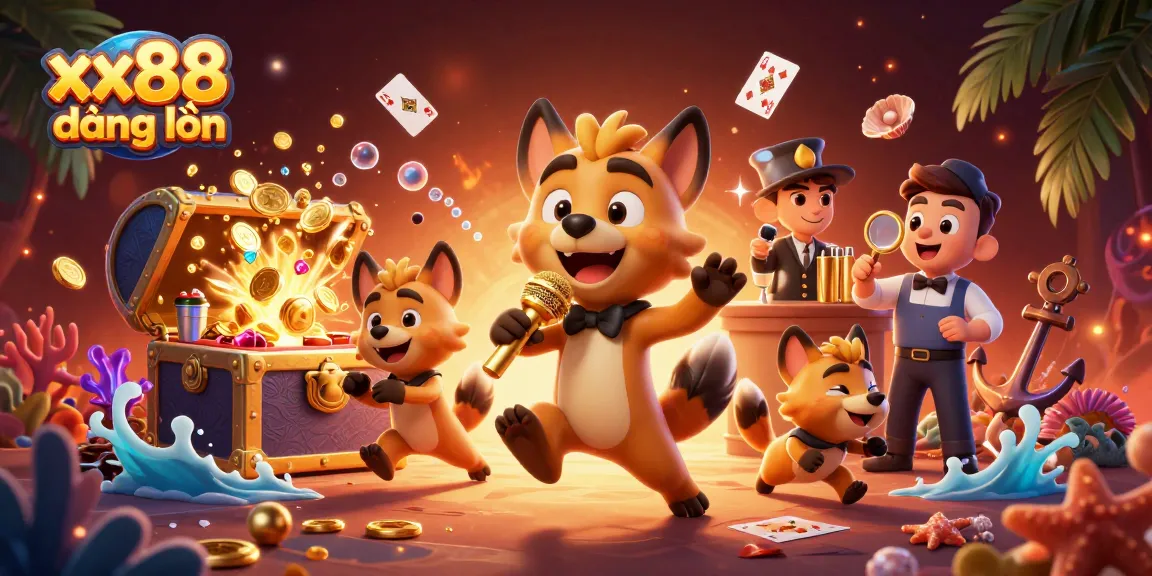 Experience the fun at xx88 đăng nhập with lively hyenas in a vibrant casino scene.