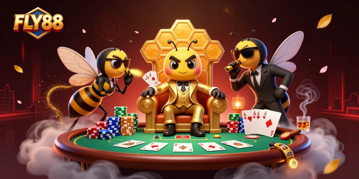 FLY88 engages players with thrilling poker action in a vibrant casino atmosphere.