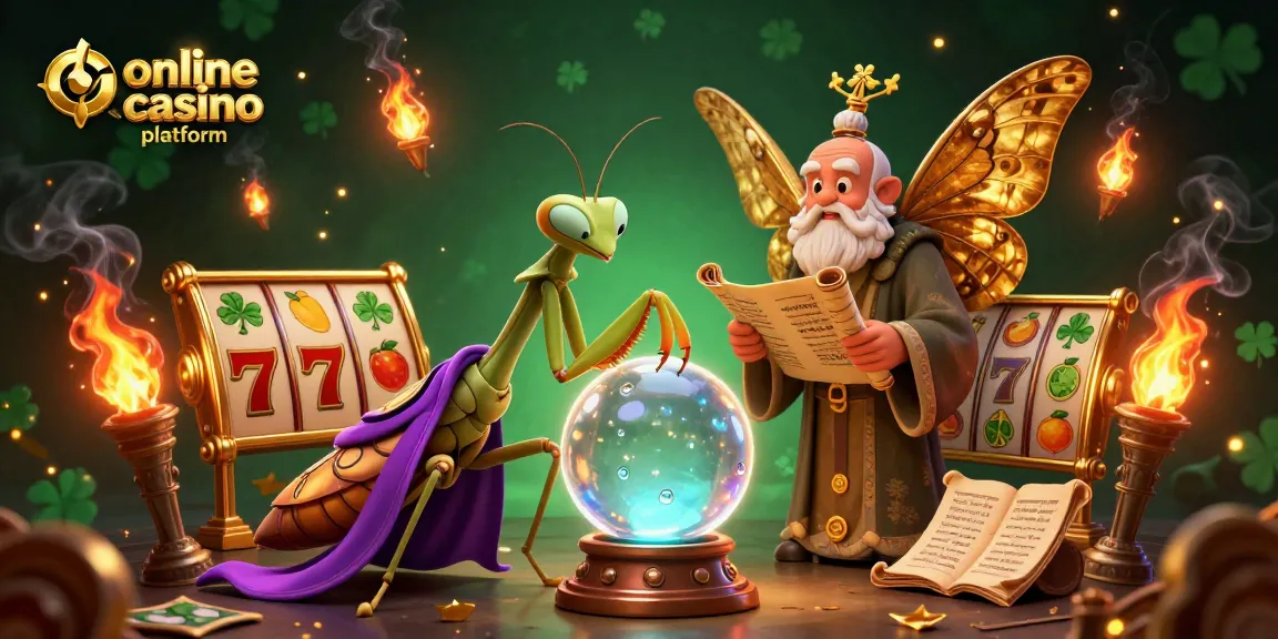 Engage with the thrilling online casino platform featuring animated characters and vibrant gambling elements.
