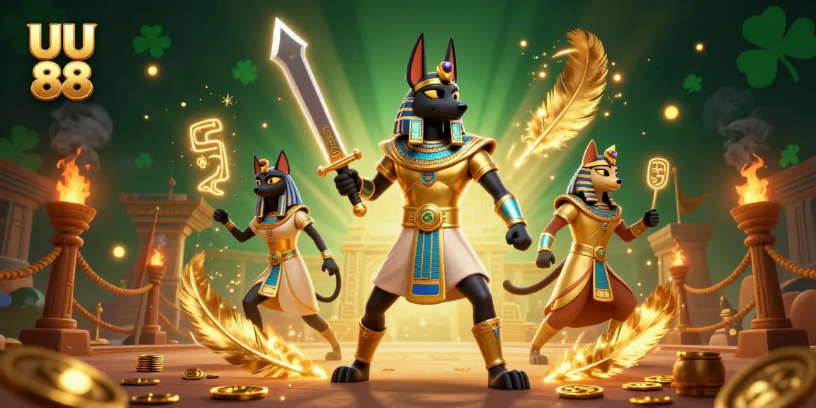Bet at UU 88, where thrilling Egyptian-themed gameplay awaits in a stunning casino arena.