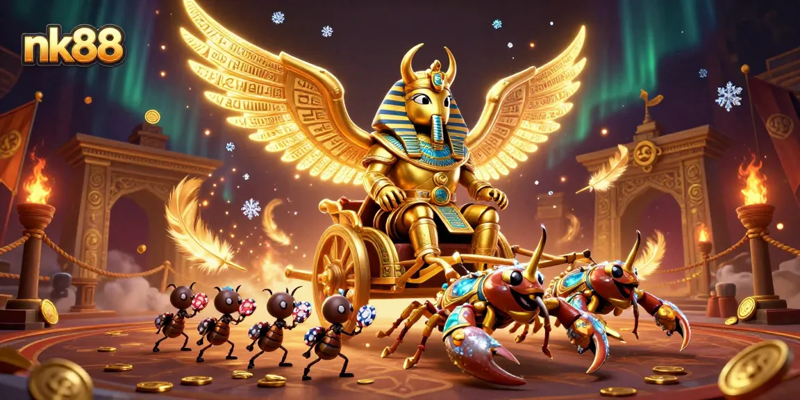 Engage in thrilling gameplay at nk88 with a captivating 3D casino scene filled with action and excitement.