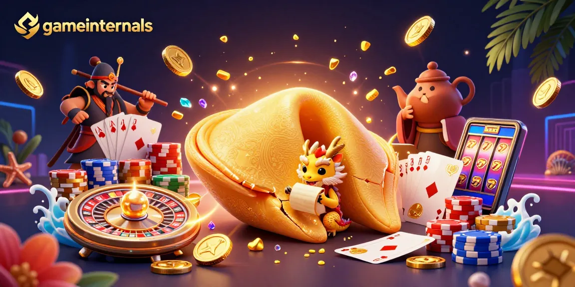 Engage in thrilling gameplay at gameinternals with golden coins and dynamic casino elements.