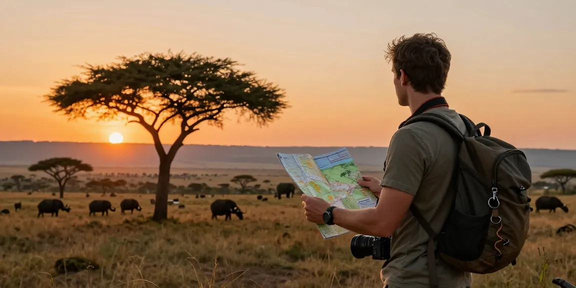 Traveler at Kidepo Valley National Park, exploring nature with NAGA2000.