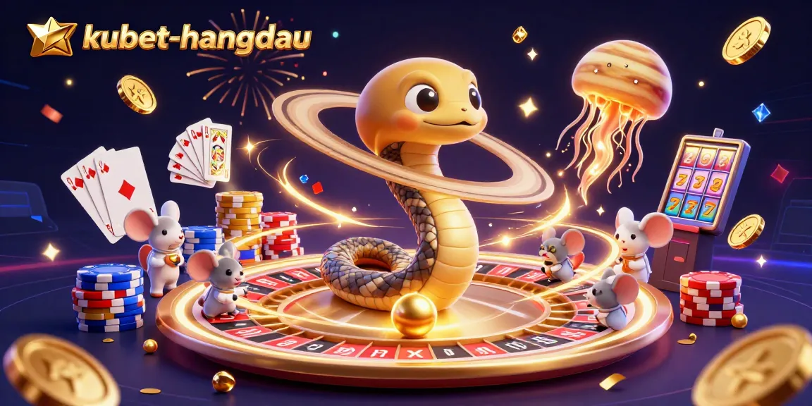 Experience the thrilling atmosphere of kubet-hangdau with cosmic casino characters and dynamic game elements.