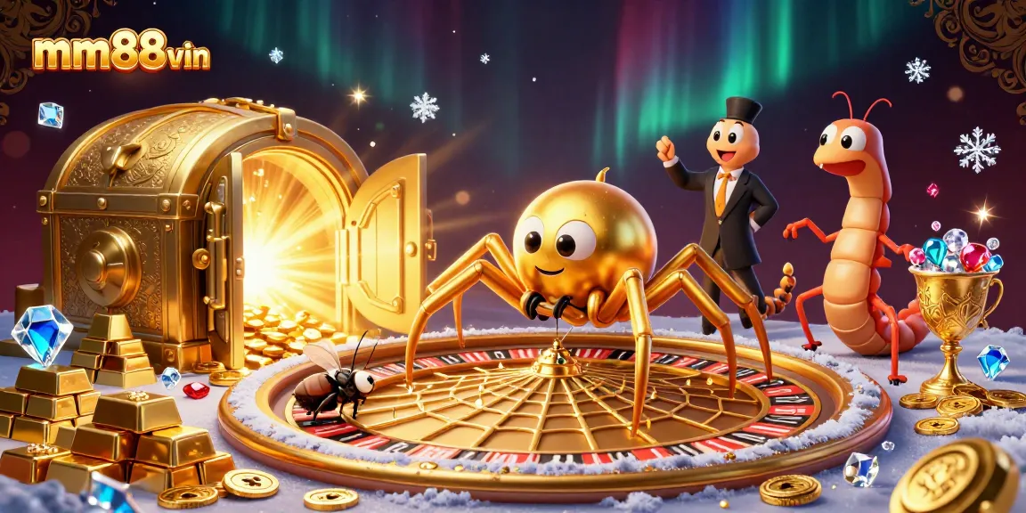 Place strategic bets at mm88vin’s unique online casino scene featuring vibrant characters and elements.