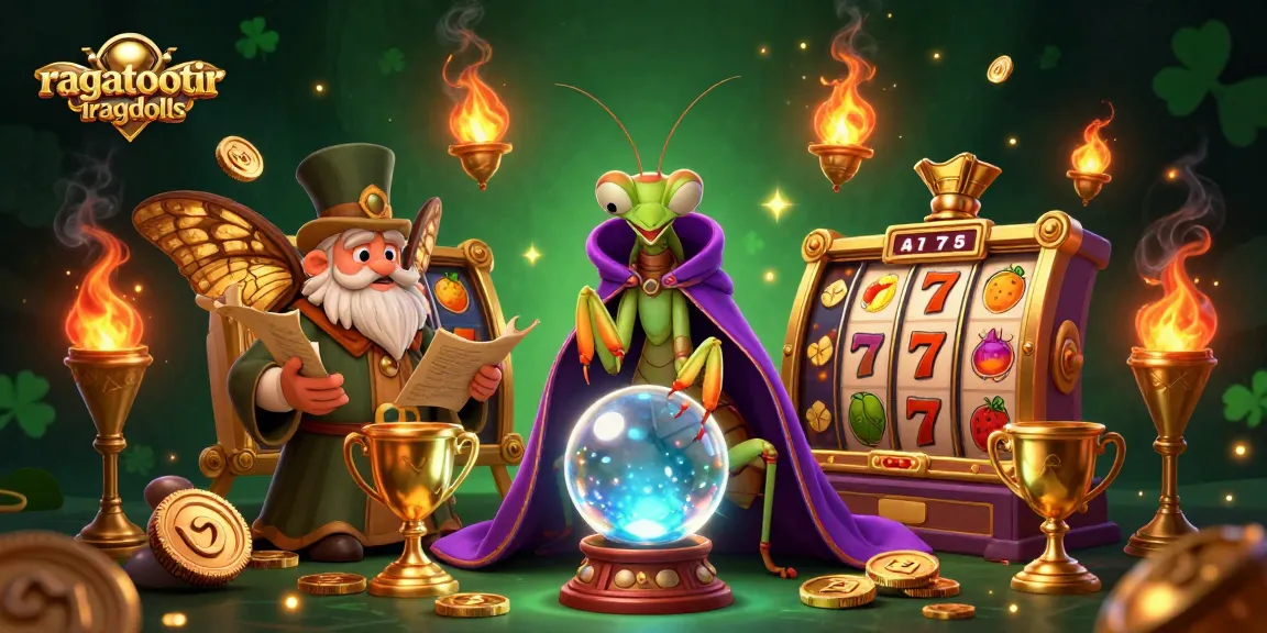 Get lucky with ragatootieragdolls featuring vibrant slot reels and charming characters!