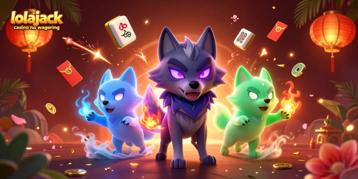Experience thrilling gameplay at lolajack casino no wagering, featuring vibrant 3D graphics and dynamic elements.
