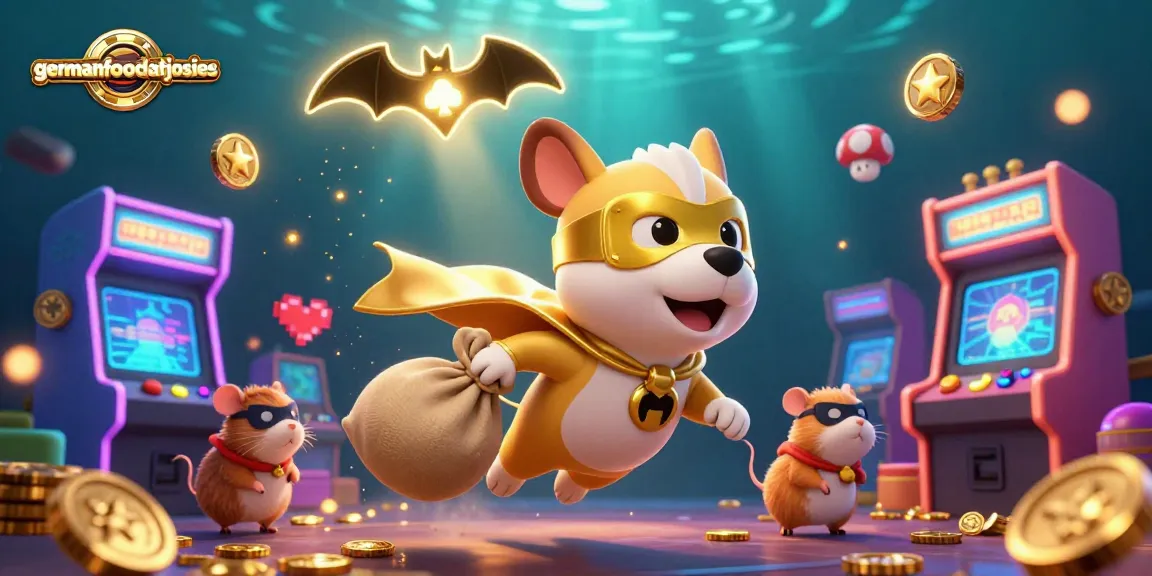 Join the adventure with germanfoodatjosies as our superhero dog collects gold coins amidst thrilling casino action.