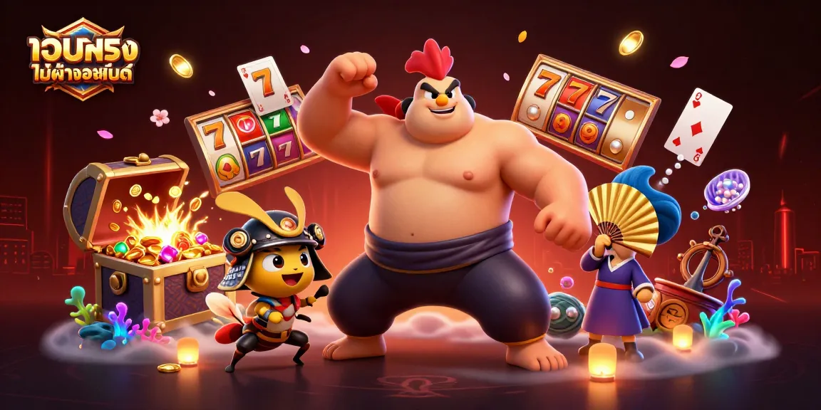 เล่นเกมในเว็บตรงไม่ผ่านเอเย่นต์ ด้วยภาพ 3D ที่น่าตื่นเต้นและเต็มไปด้วยสีสัน