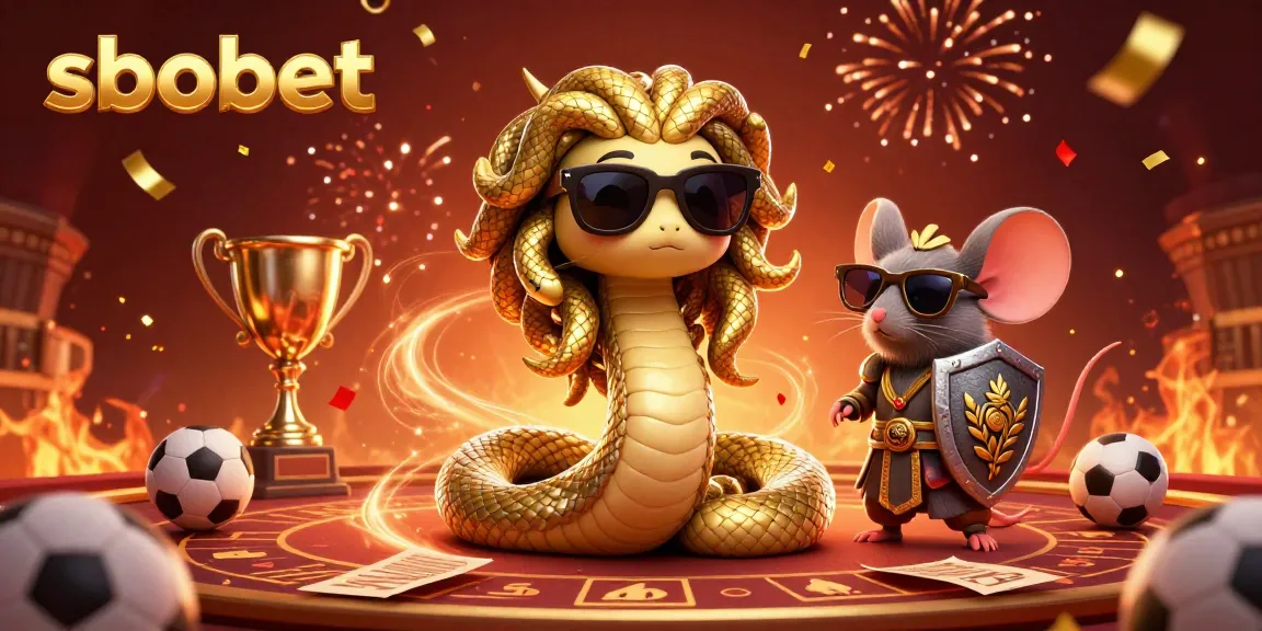 Experience high-stakes sbobet sports betting action with vibrant characters and dynamic elements.